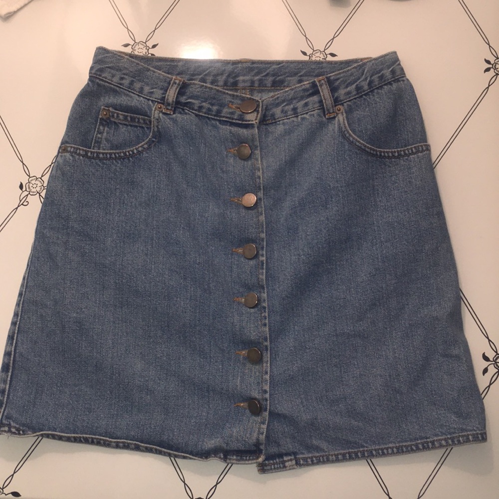 ASOS denim skirt